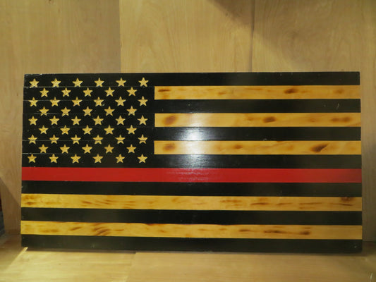 American Handmade Wooden Flag