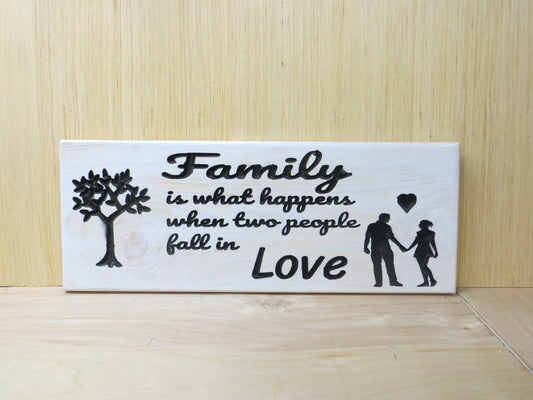 Personalize wood sign