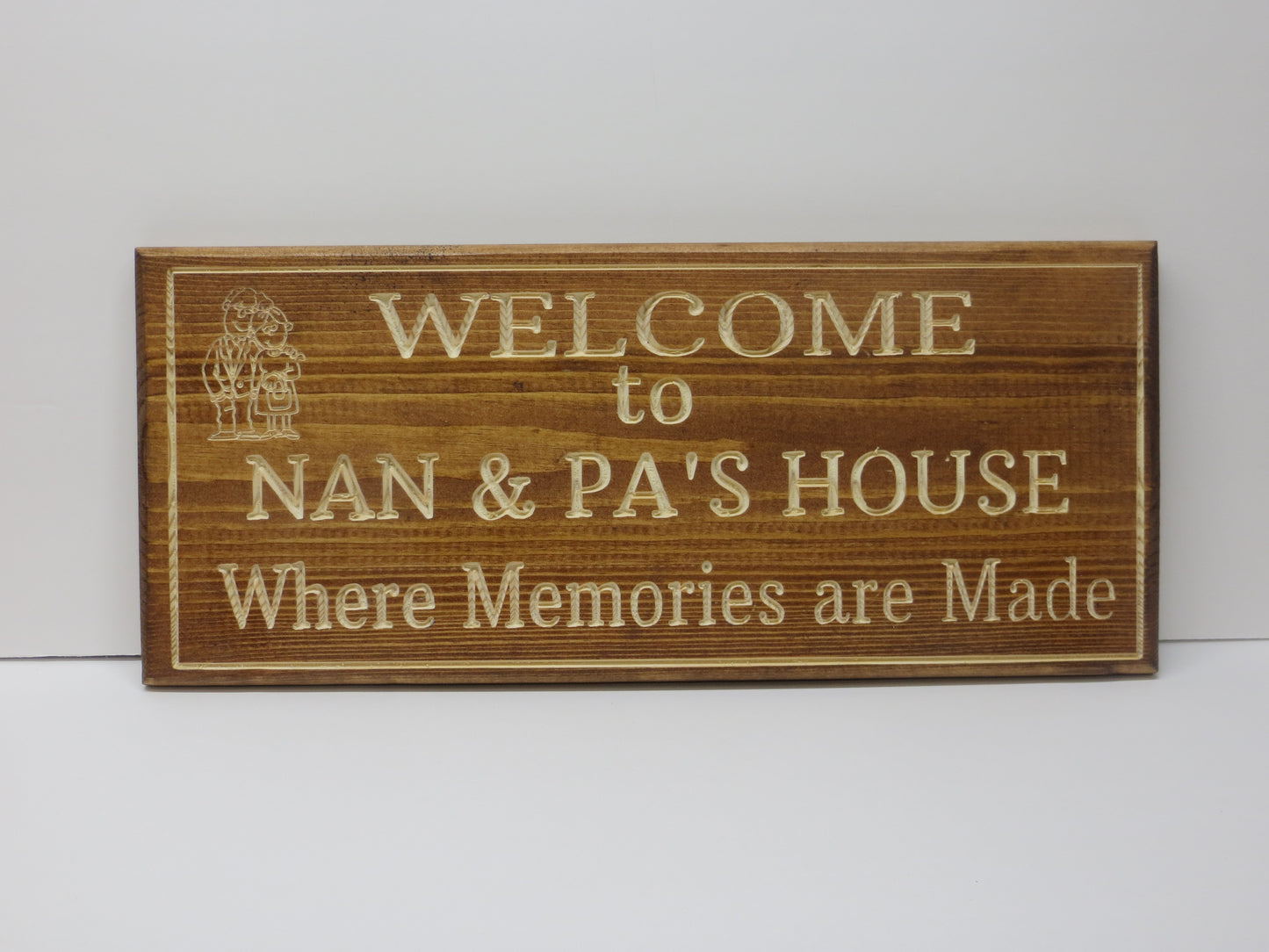 Personalize wood sign