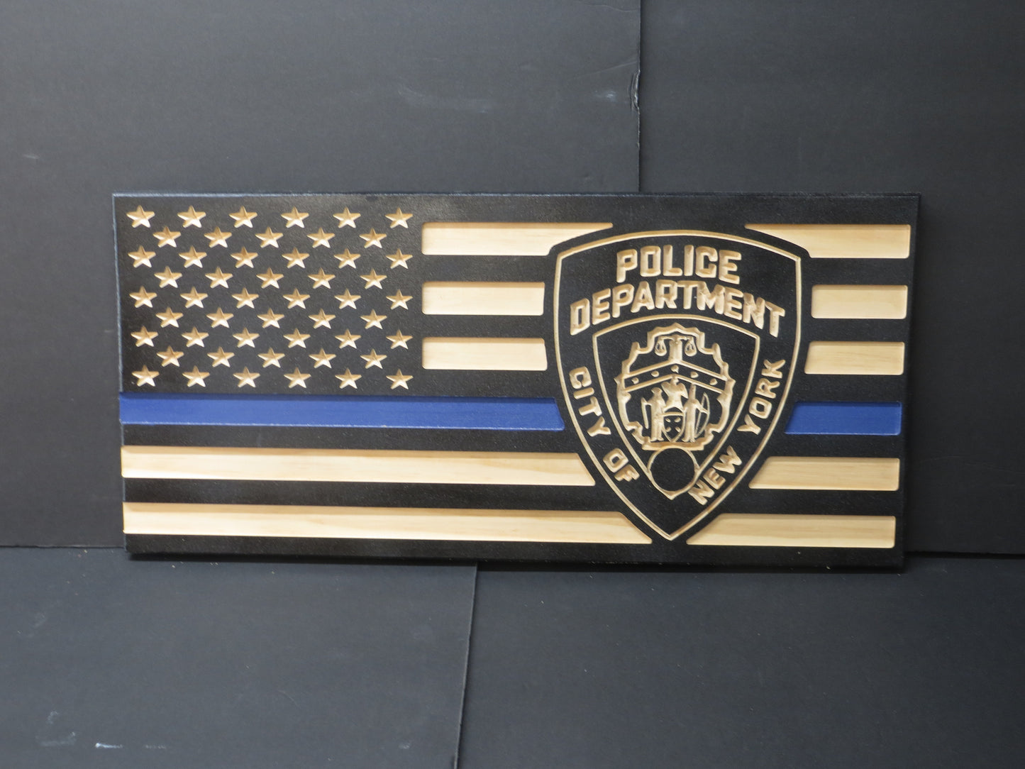 American Flag NYPD insignia