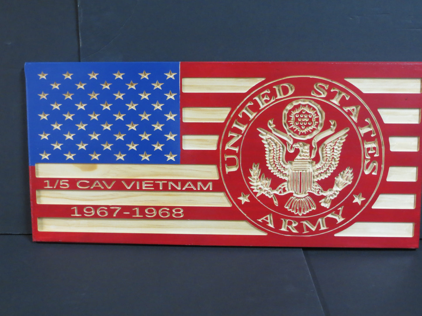 American Flag with US Army insignia